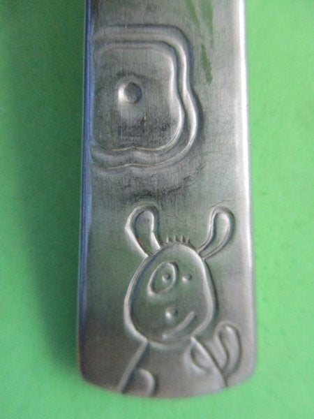 (KB5495) Kinderbestek Farmily vork ongekleurd, Kinderen en Baby's, Ophalen of Verzenden, Gebruikt