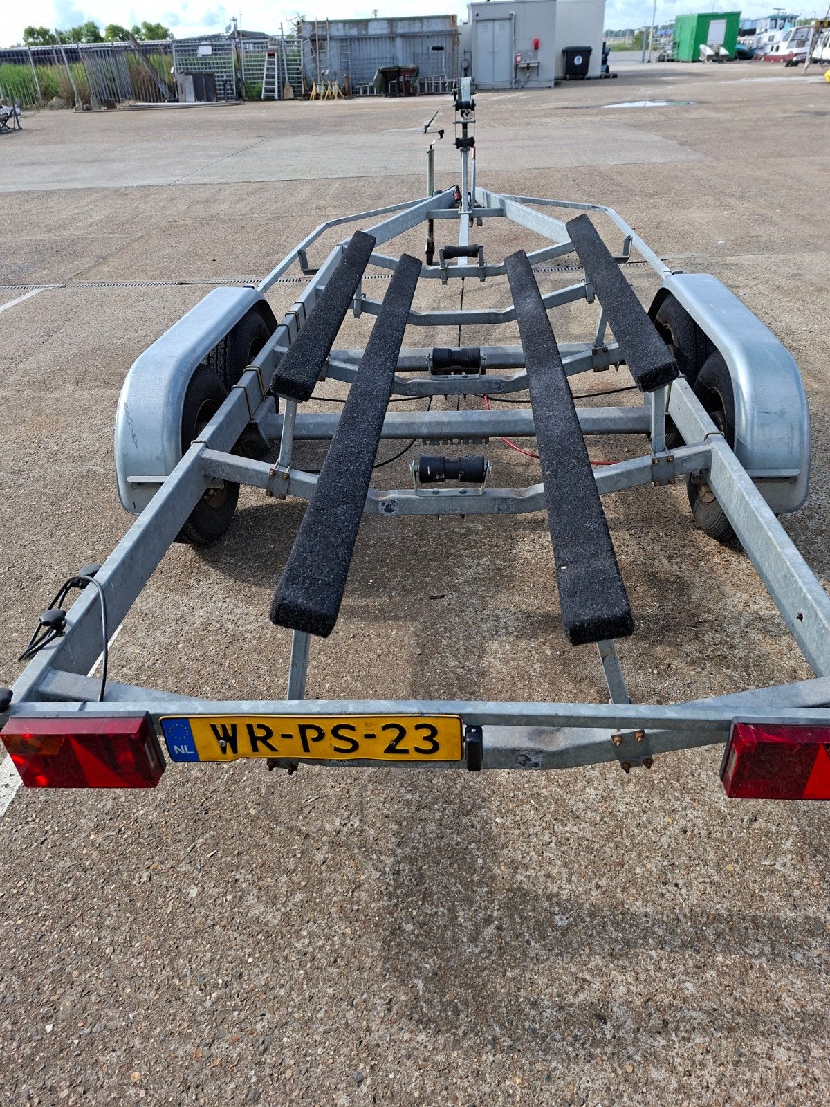 TDS Boottrailer 2500 kg geremd, 100 km/u, Zeeland, Watersport en Boten, Boottrailers, Ophalen of Verzenden