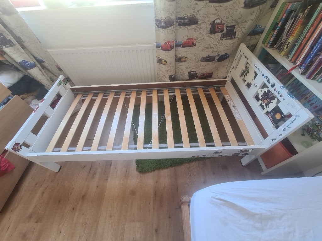 Gratis peuterbed IKEA, Ophalen, Gebruikt, 140 tot 160 cm, 70 tot 85 cm