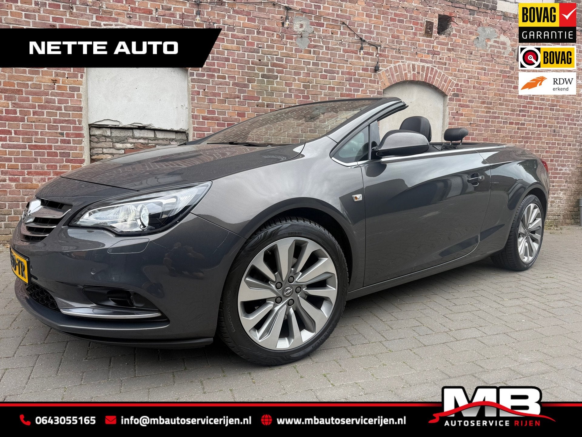 Opel Cascada 1.6 Turbo Cosmo, Full option, Auto's, Voorwielaandrijving, Euro 5, Gebruikt, Zwart