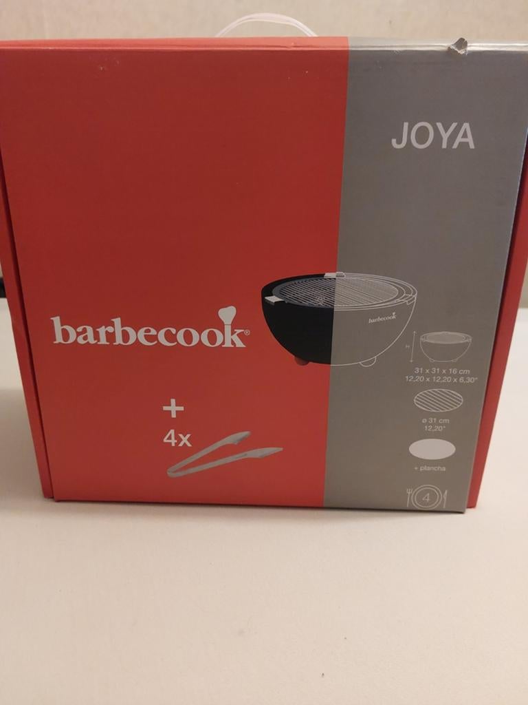 Barbecook Joya Tafelbarbecue + 4x tangen - Nieuw in doos, Ophalen of Verzenden, Nieuw, Barbecook