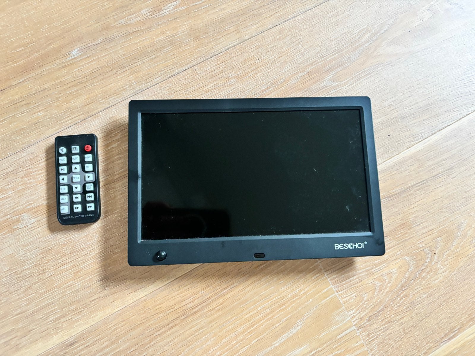 BESCHOI Digitale Fotolijst met Afstandsbediening, Audio, Tv en Foto, Overige merken, Ophalen of Verzenden, Zo goed als nieuw, Minder dan 1 GB
