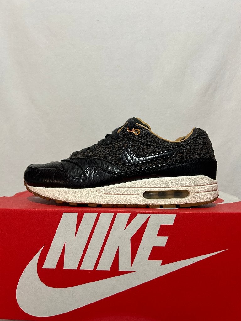 ALS NIEUW! Maat 43 - Nike Air Max 1 Fb Woven Quilted Leopard, Overige kleuren, Verzenden, Nike, Nike