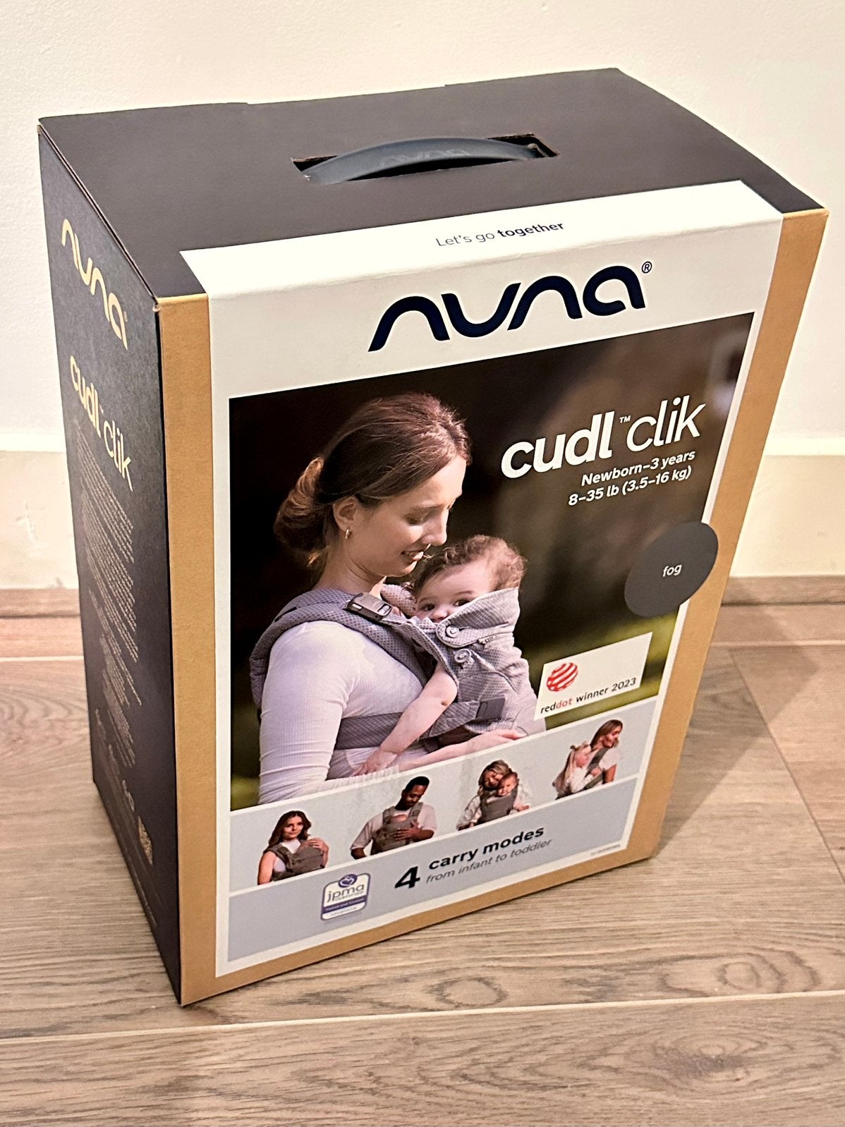 Nuna Draagzak CUDL Clik, Kinderen en Baby's, Buik of Rug, Zo goed als nieuw, Draagzak, Ophalen