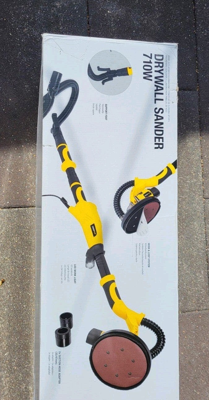 Powerplus POWX04761 Drywall Sander 710W - Nieuw in doos, Ophalen of Verzenden, Nieuw, Minder dan 600 watt