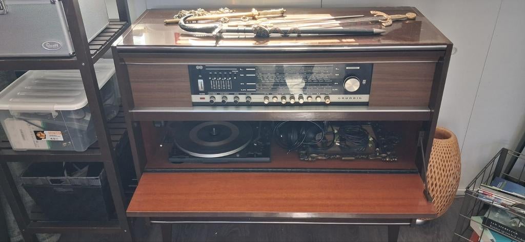Grundig radio meubel met platenspeler, Audio, Tv en Foto, Ophalen