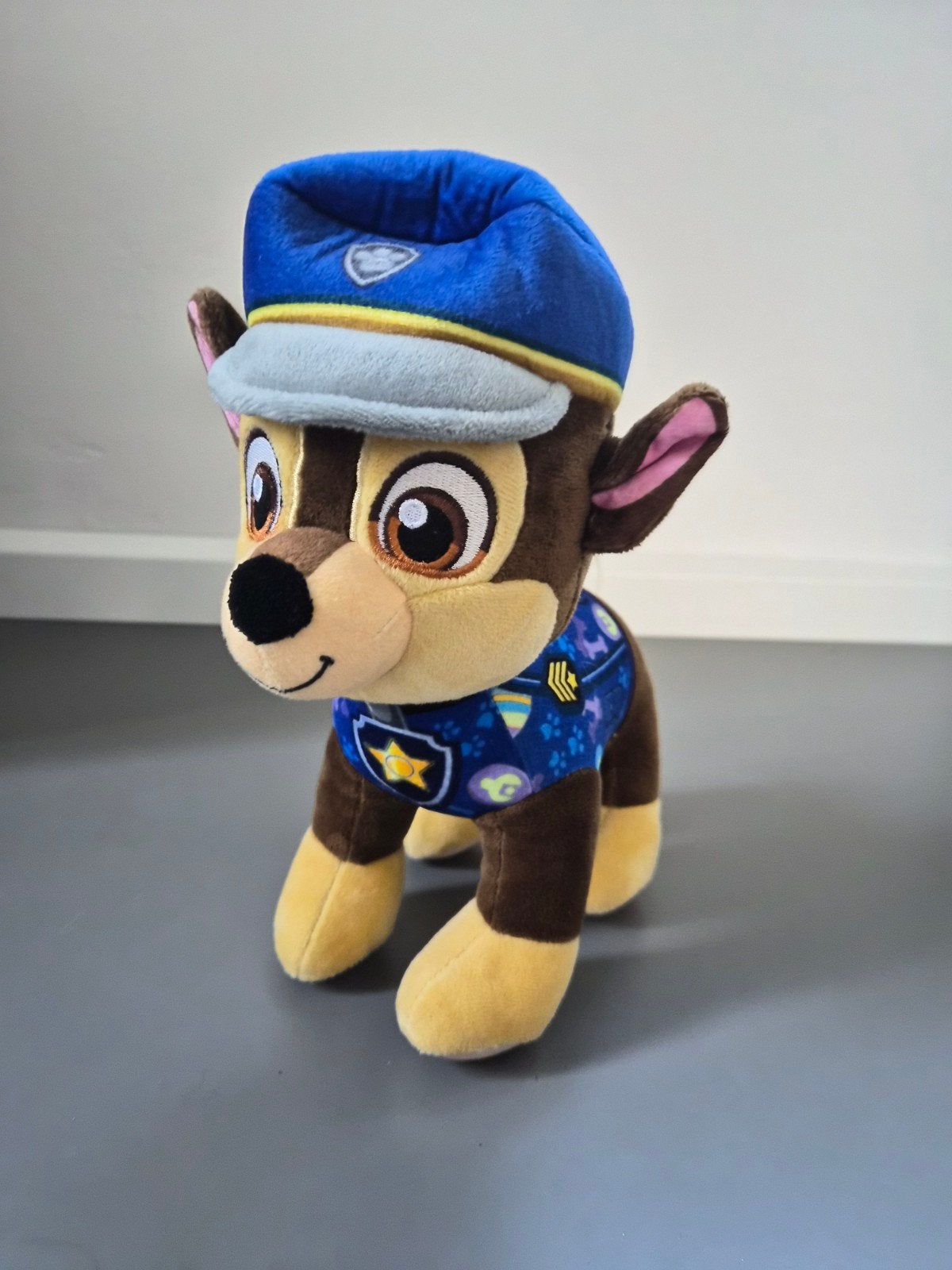 Paw Patrol Chase knuffel - 15-20 cm, Zo goed als nieuw, Klein (minder dan 20 cm), Paw Patrol, Hond
