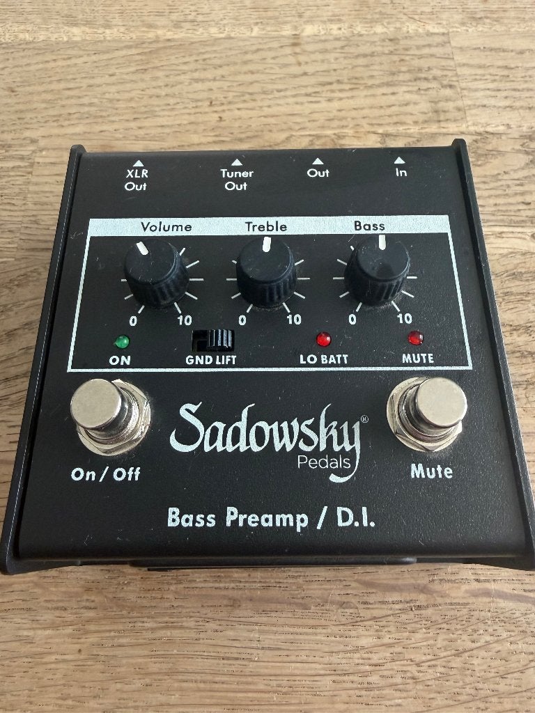 Sadowsky SBP-1 pre-amp/di pedaal, Ophalen of Verzenden, Zo goed als nieuw, Overige typen