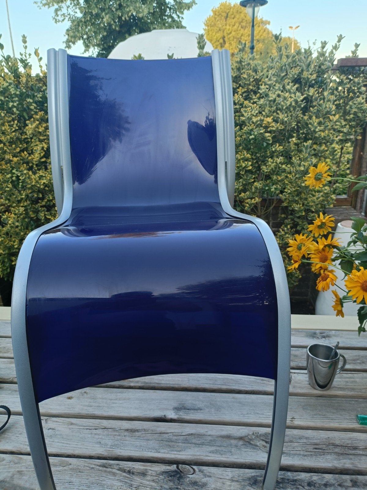 Komt dat zien 4  Kartell FPE Chairs Mady By Ron Arad, Ophalen, Gebruikt, Kunststof
