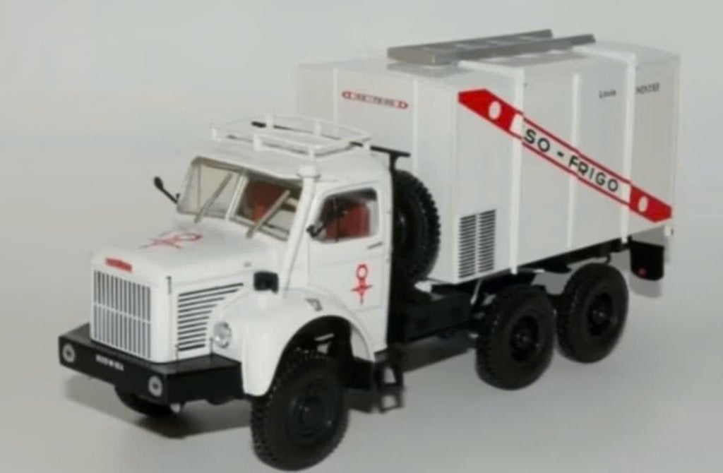 Berliet GBC 8 6x6 GAZELLE ISO-FRIGO 1/43 serie Berliet # 95, Verzenden, Nieuw, Bus of Vrachtwagen, Overige merken