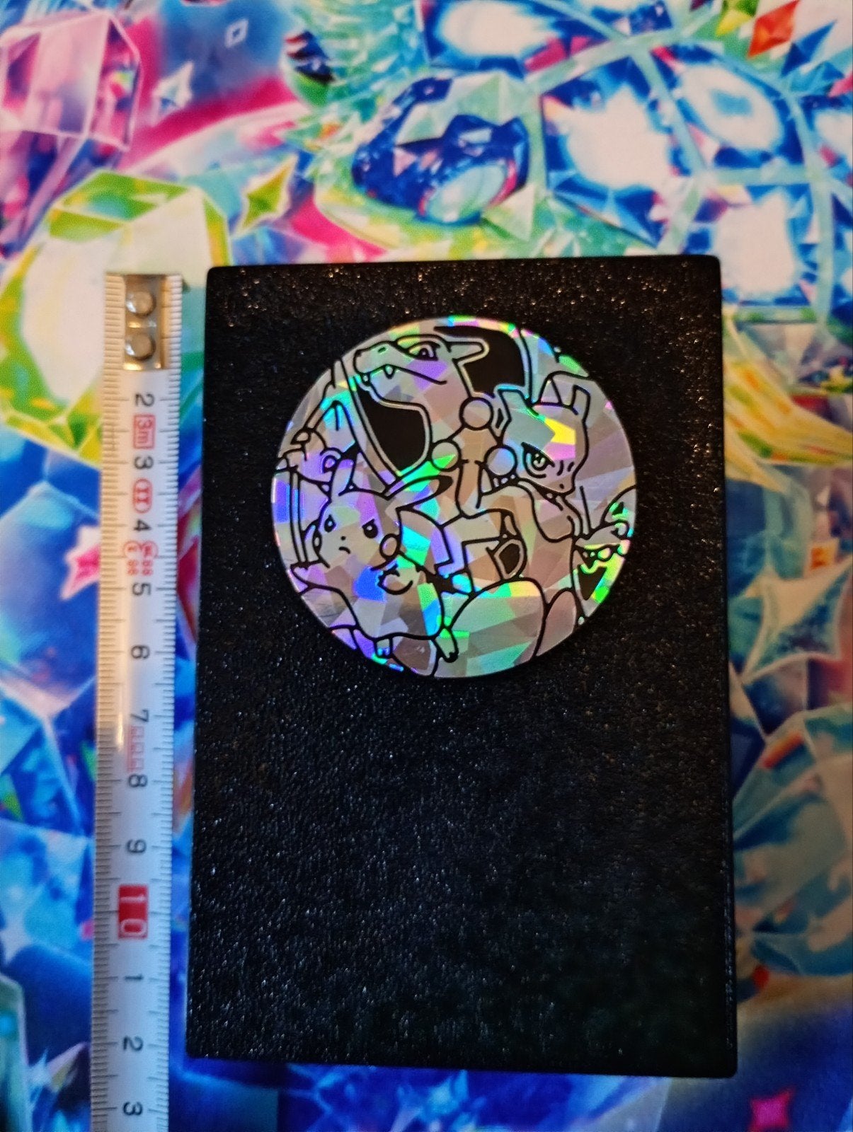 Pokémon TCG Jumbo coin Battle Academy, Ophalen of Verzenden, Zo goed als nieuw, Overige typen, Foil