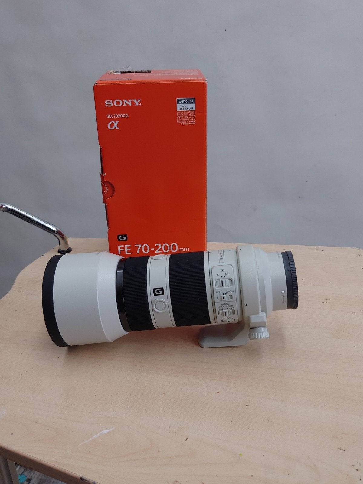 Sony zoomlens fe 70 200, Ophalen, Sony E-mount, Sony, Statiefgondel