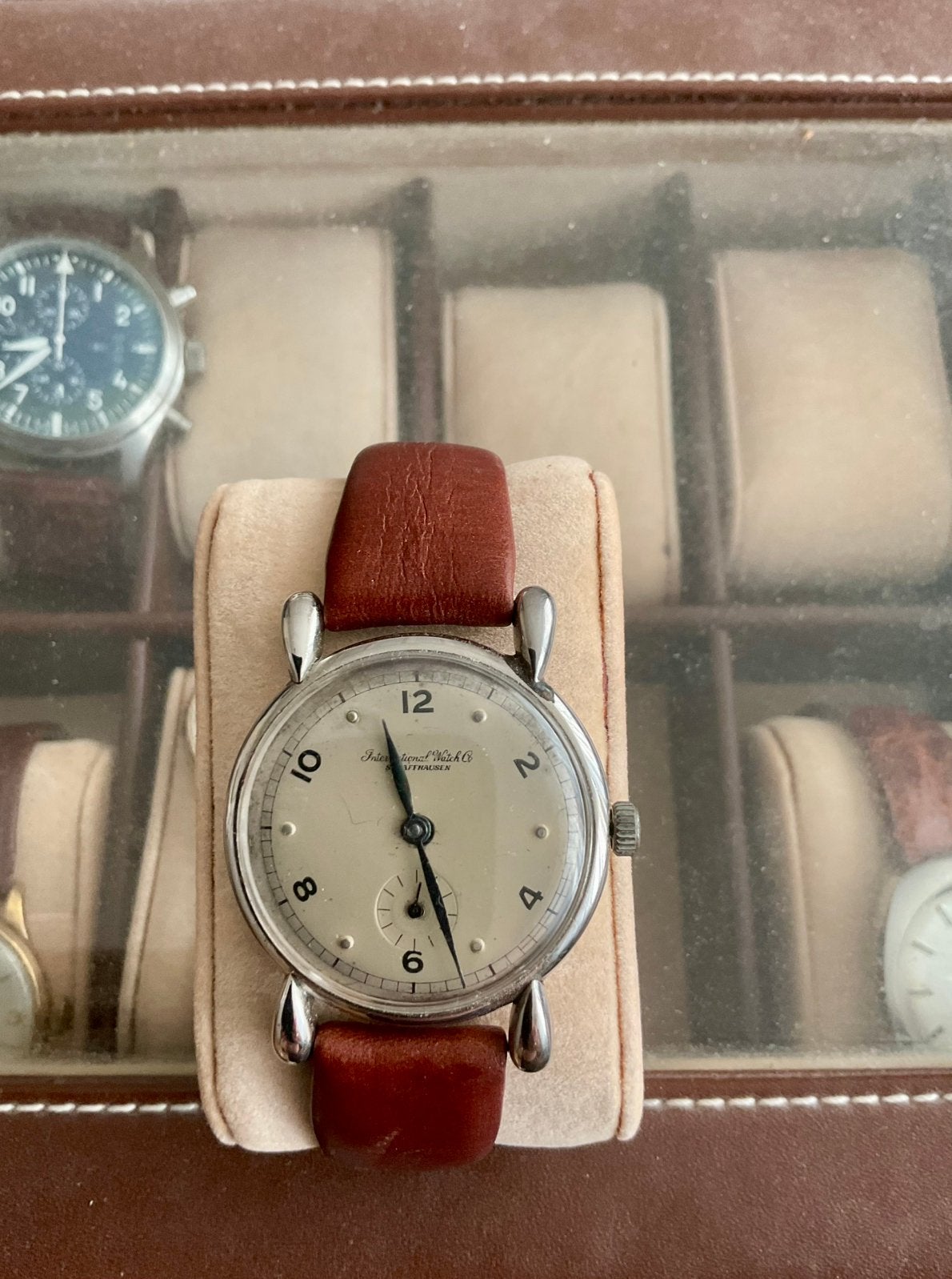 Iwc collectie vintage, Overige merken, Overige materialen, Met bandje, Polshorloge