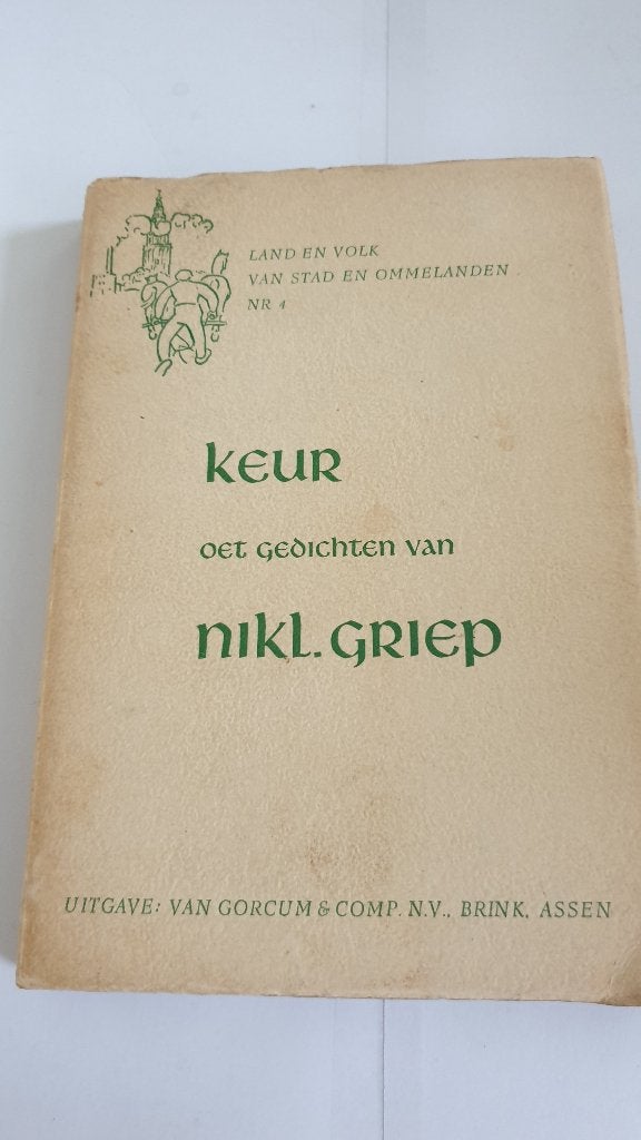 0905 keur oet gedichten van nikl.griep uit 1941, Antiek en Kunst, Antiek | Boeken en Bijbels, Verzenden