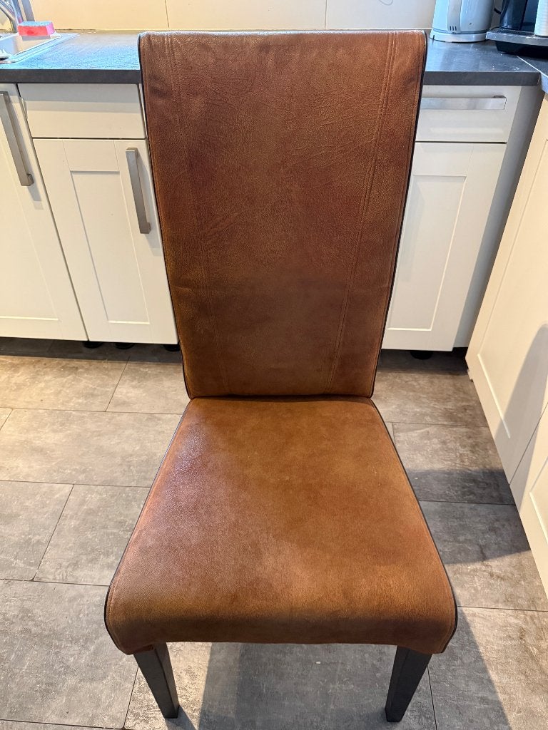 Stoelen 6 stuks, Ophalen, Overige materialen, Gebruikt, Bruin
