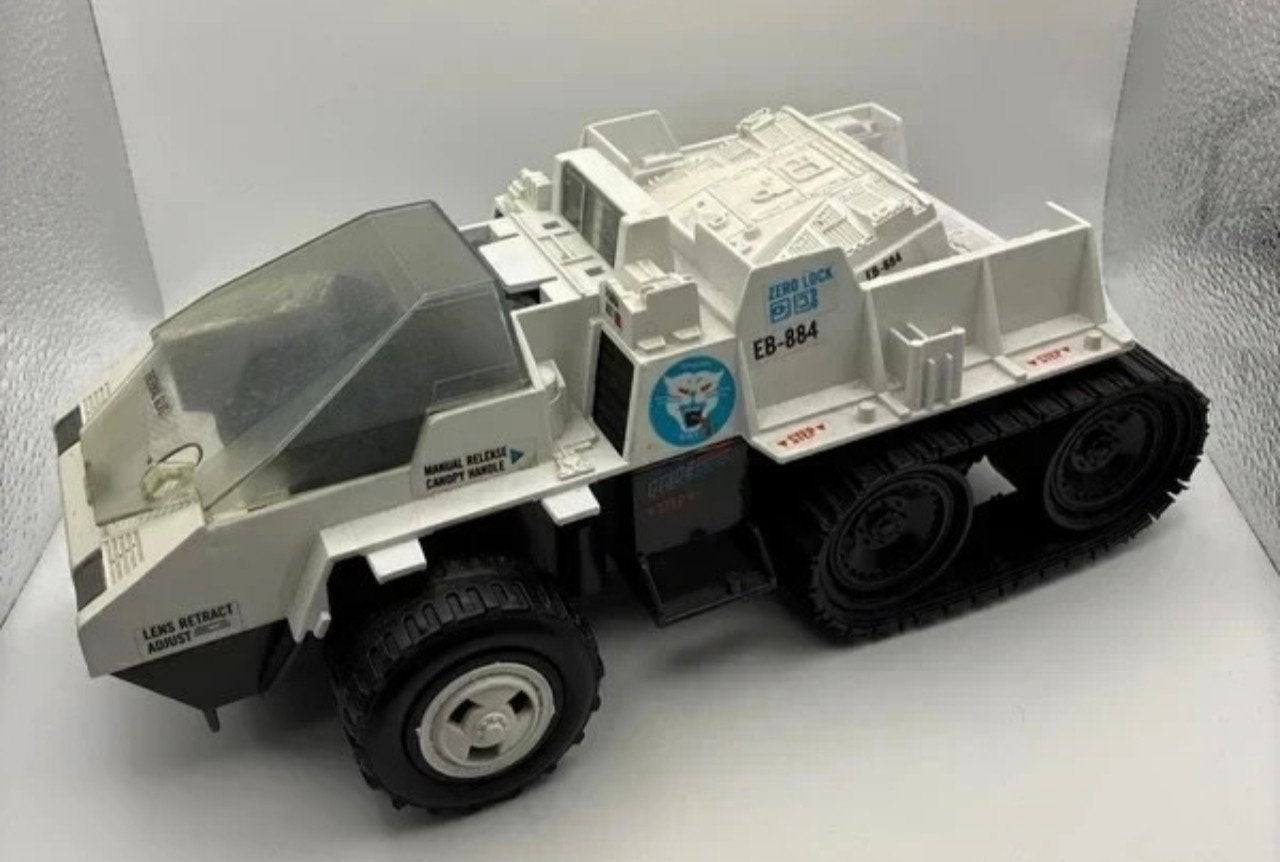 Vintage G.I. Joe Snow Cat EB-884 - Zeldzaam voertuig, Ophalen of Verzenden, Gebruikt