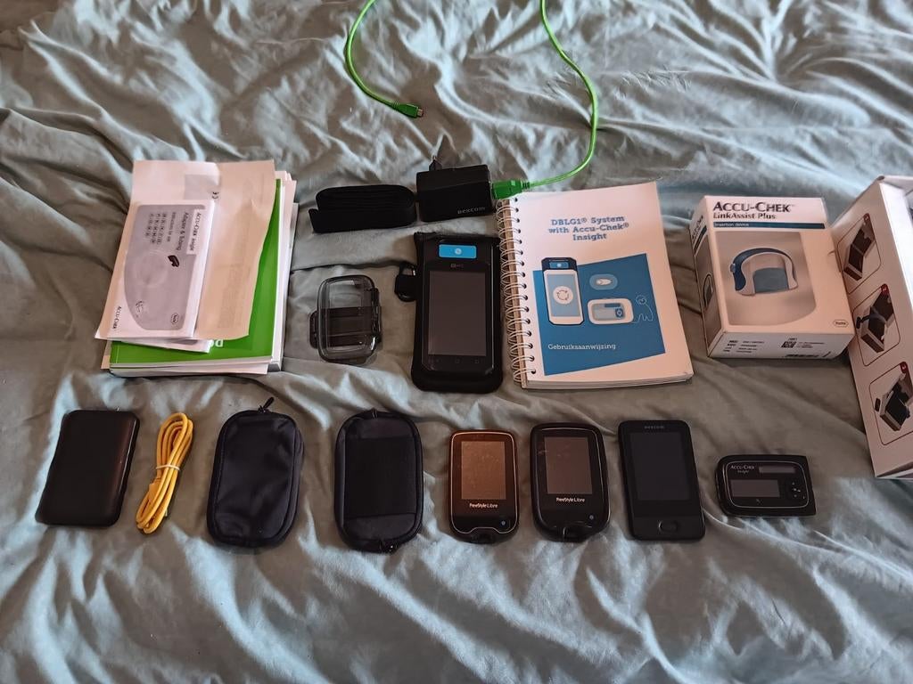 Diabetes Management Set: Meters, Pompen & Accessoires, Ophalen of Verzenden, Gebruikt, Overige typen