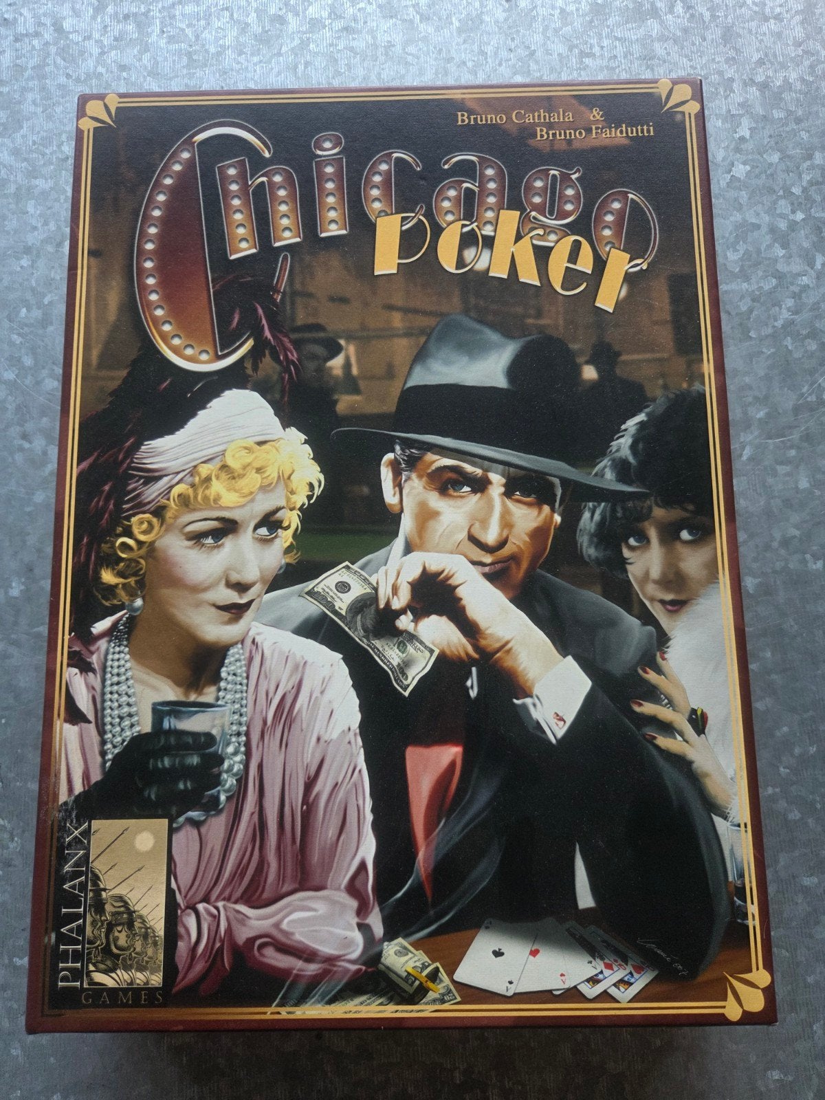 Chicago Poker Bordspel - Phalanx Games, Vijf spelers of meer, Ophalen of Verzenden, Nieuw, Phalanx Games