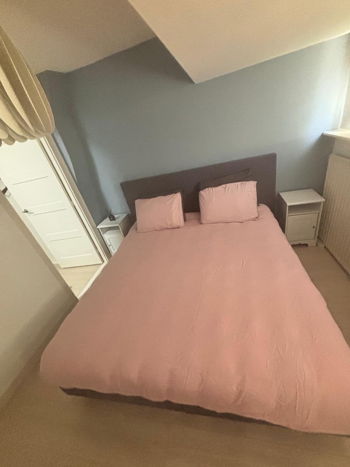 Tweepersoons boxspring 180x200 en climate controle matrassen, Huis en Inrichting, Ophalen, Gebruikt, Tweepersoons, 180 cm