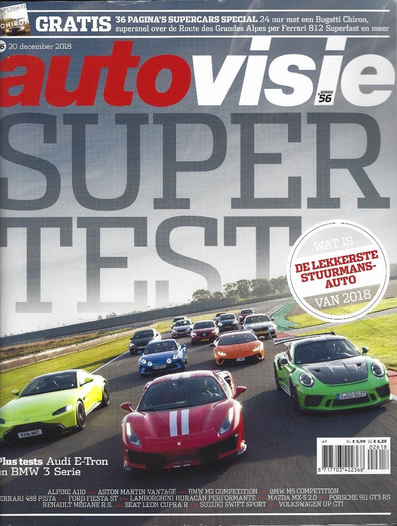 Autovisie Supertest 2018, Ophalen of Verzenden, Gelezen, Algemeen