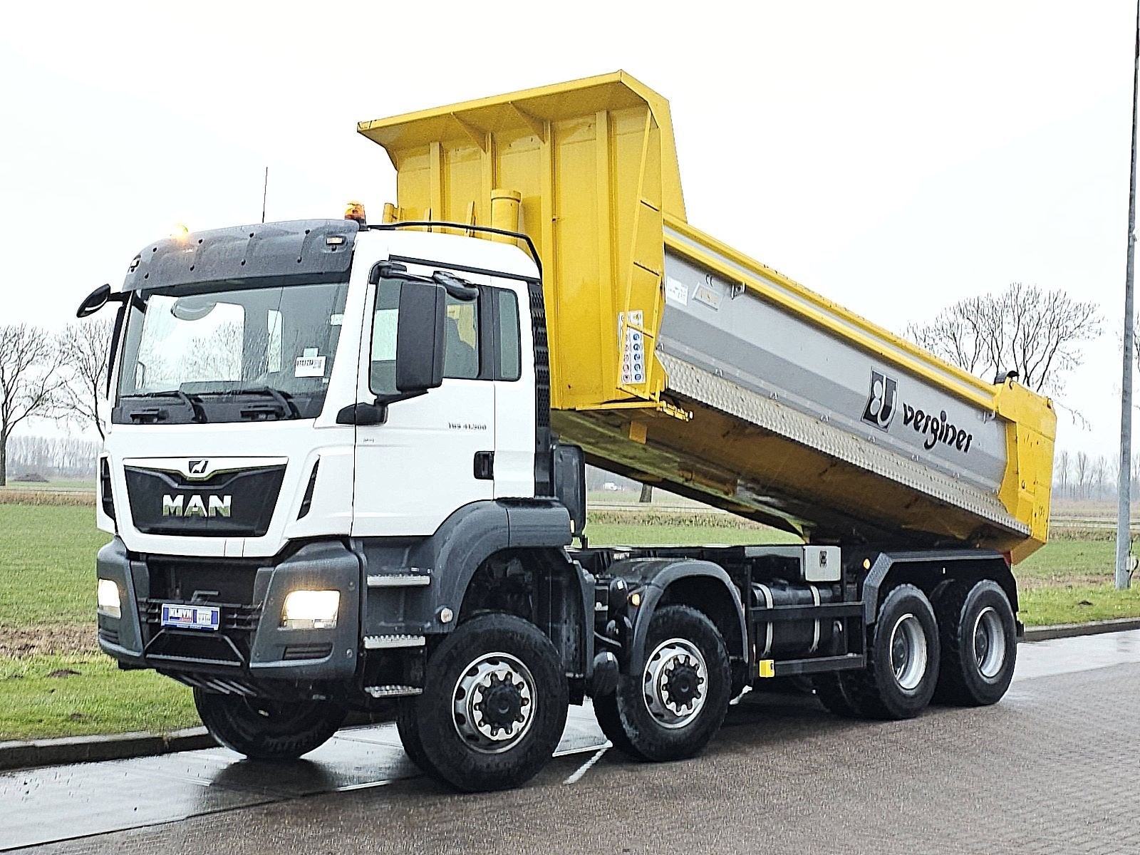 M.A.N. 41.500 TGS 8x6 hardox steel, Euro 6, MAN, Wit, Bedrijf
