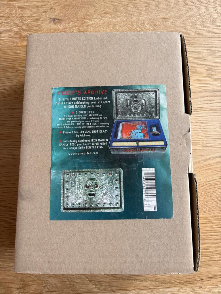 Iron Maiden Eddie's Archive Boxset - Collectors Item, Ophalen of Verzenden, Zo goed als nieuw, Boxset