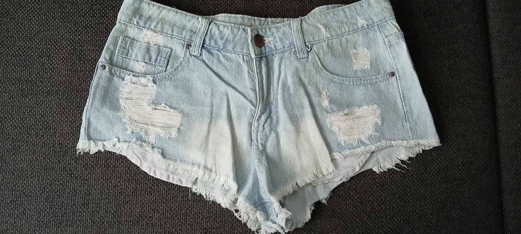 Lichtblauwe shorts Denim Co Maat 38, Maat 38/40 (M), Kort, Blauw, Ophalen of Verzenden