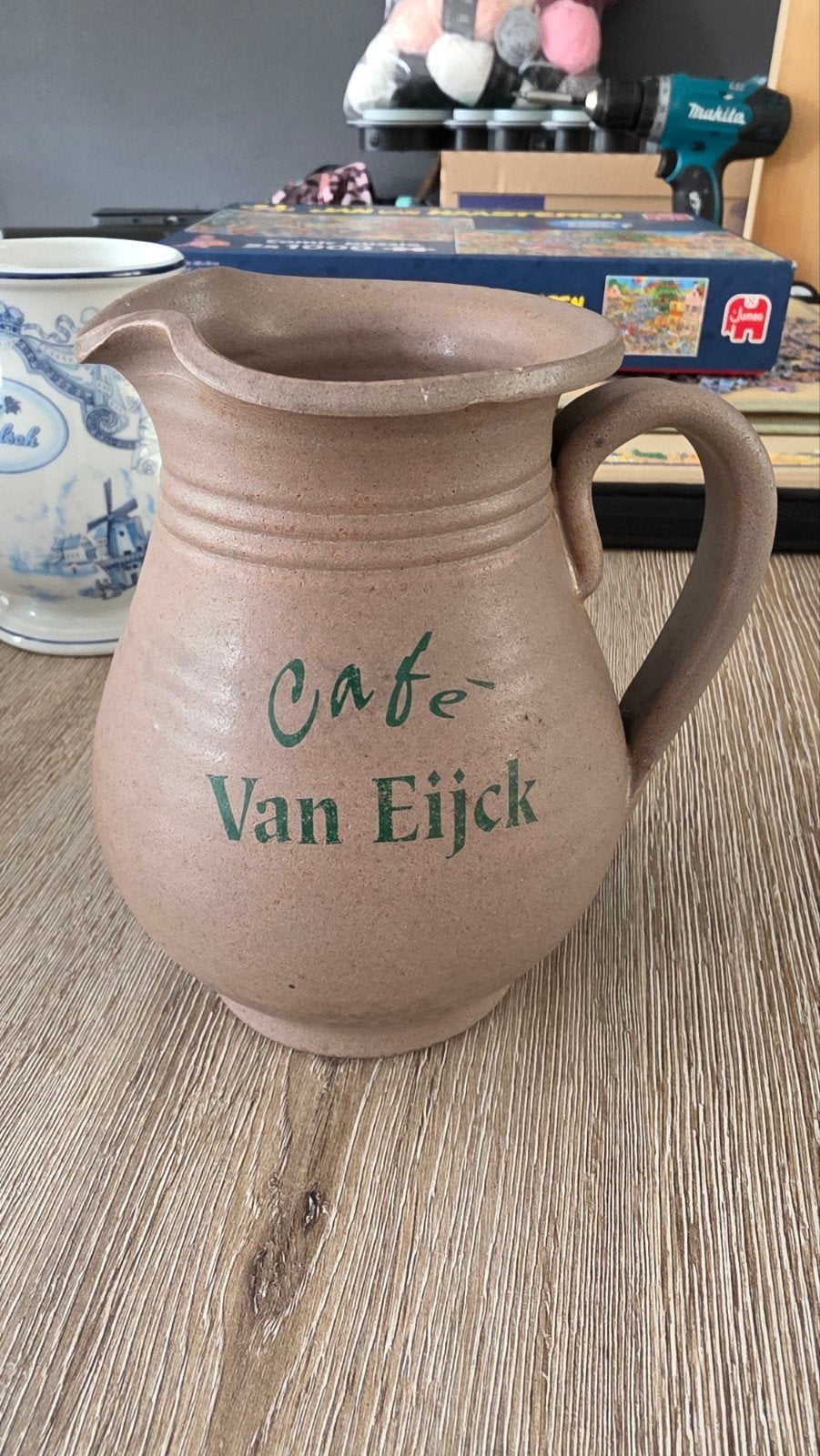 Grolsch kan van Café Van Eijck, Verzamelen, Ophalen of Verzenden