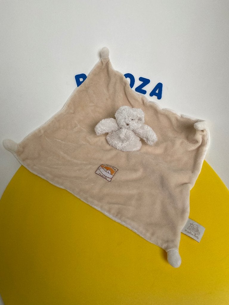 K3574 Moulin roty doek doekje met beer Lola, Kinderen en Baby's, Ophalen of Verzenden, Zo goed als nieuw, Beer