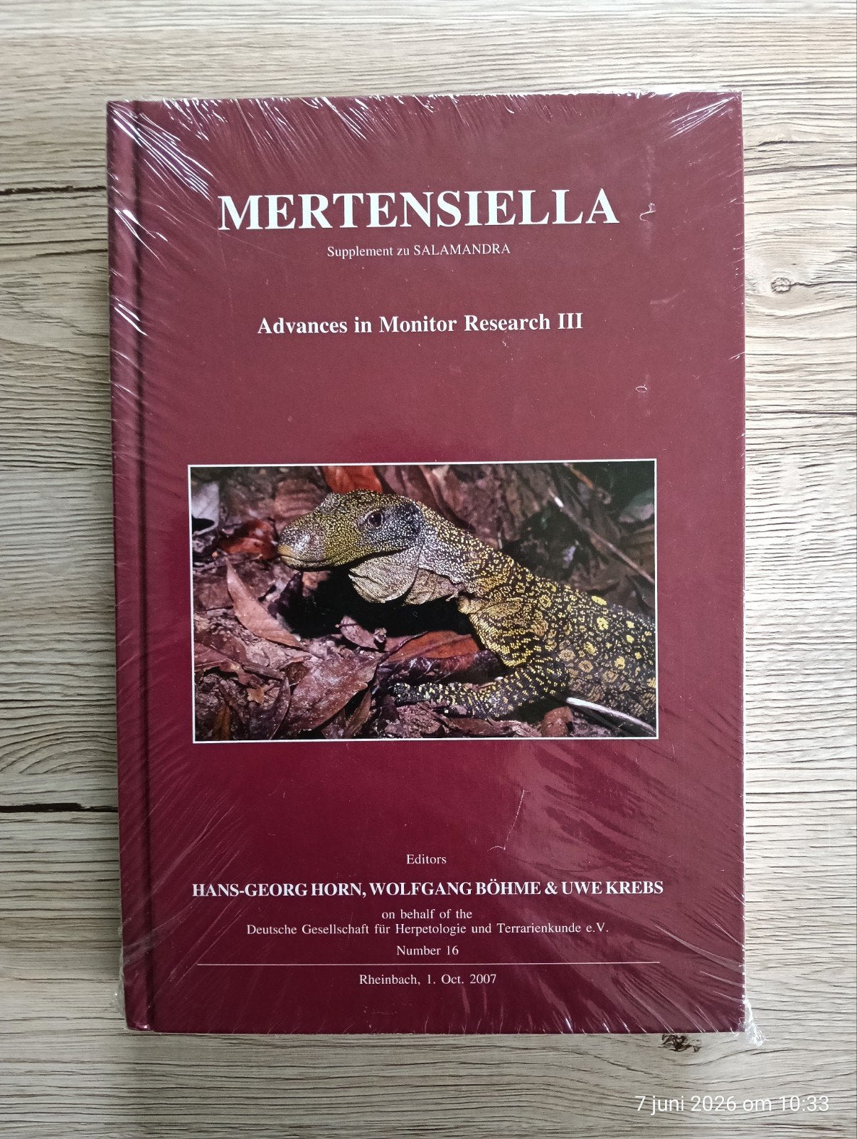 Advances in monitor research III, Dieren en Toebehoren, Ophalen of Verzenden, Nieuw