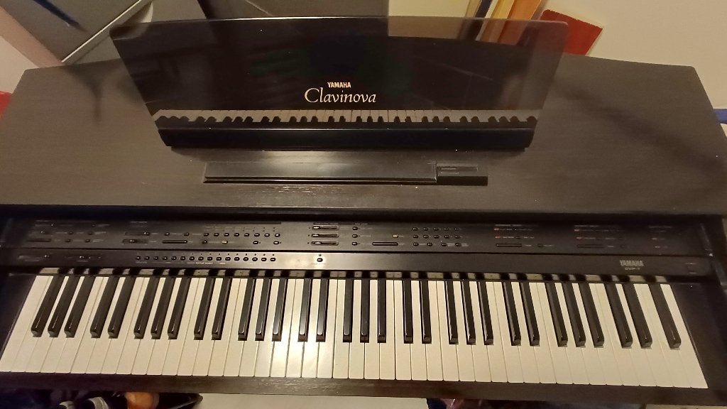 Yamaha Clavinova, Muziek en Instrumenten, Ophalen, Gebruikt, Zwart, Digitaal
