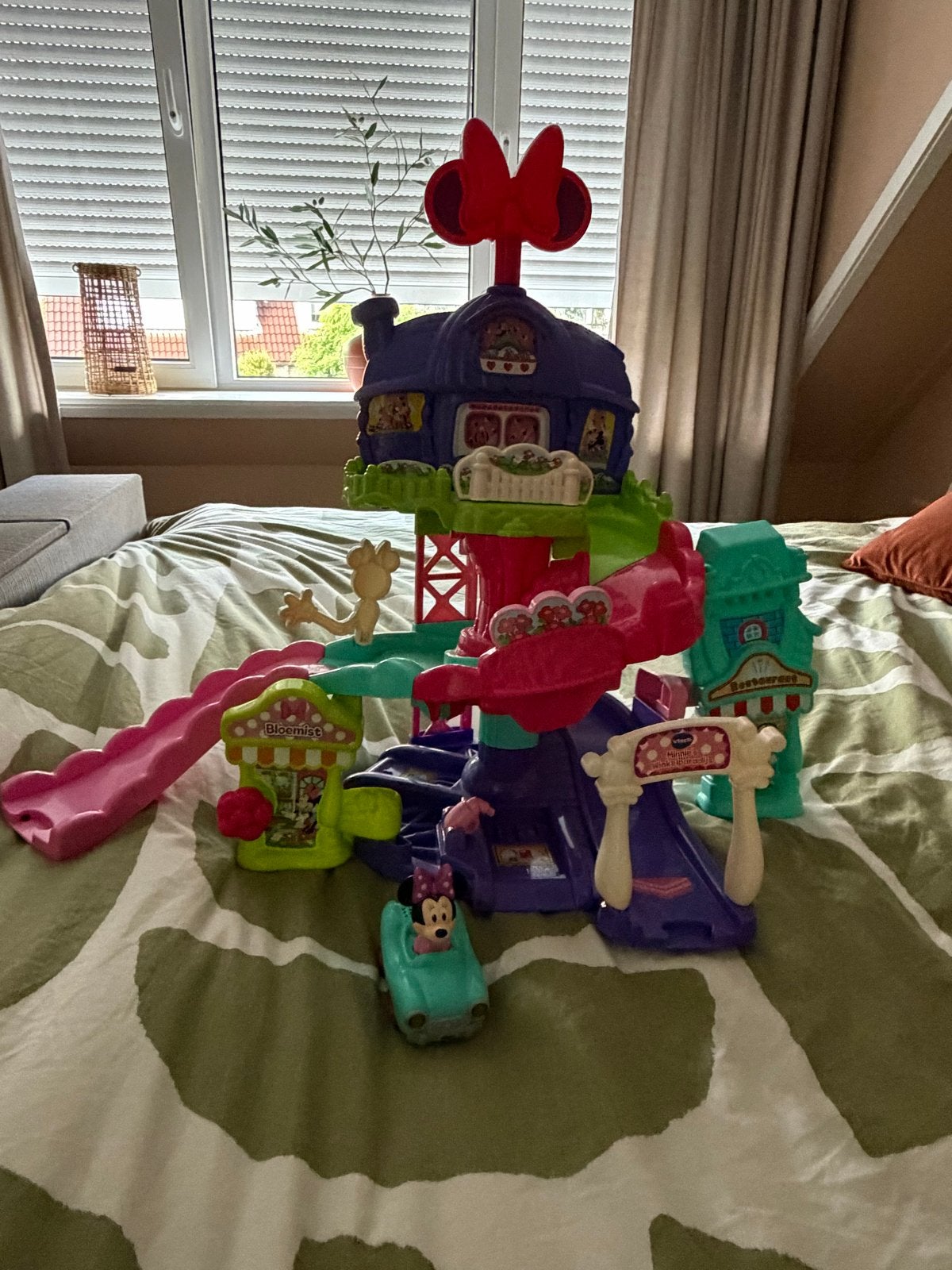 Minnie Mouse Speelhuis met Auto en Accessoires, Ophalen of Verzenden, Gebruikt, Meisje