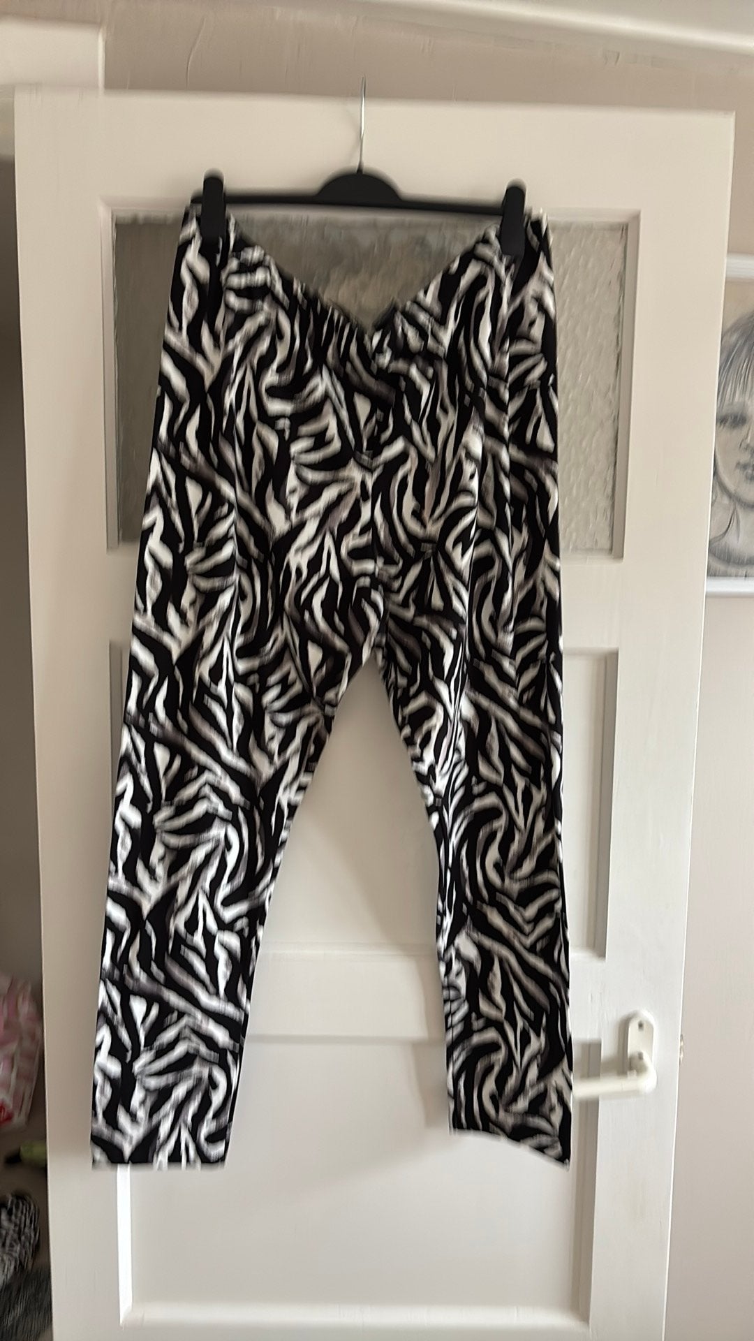 Legging ms mode, Ophalen of Verzenden, Zo goed als nieuw, Zwart, Broek of Spijkerbroek