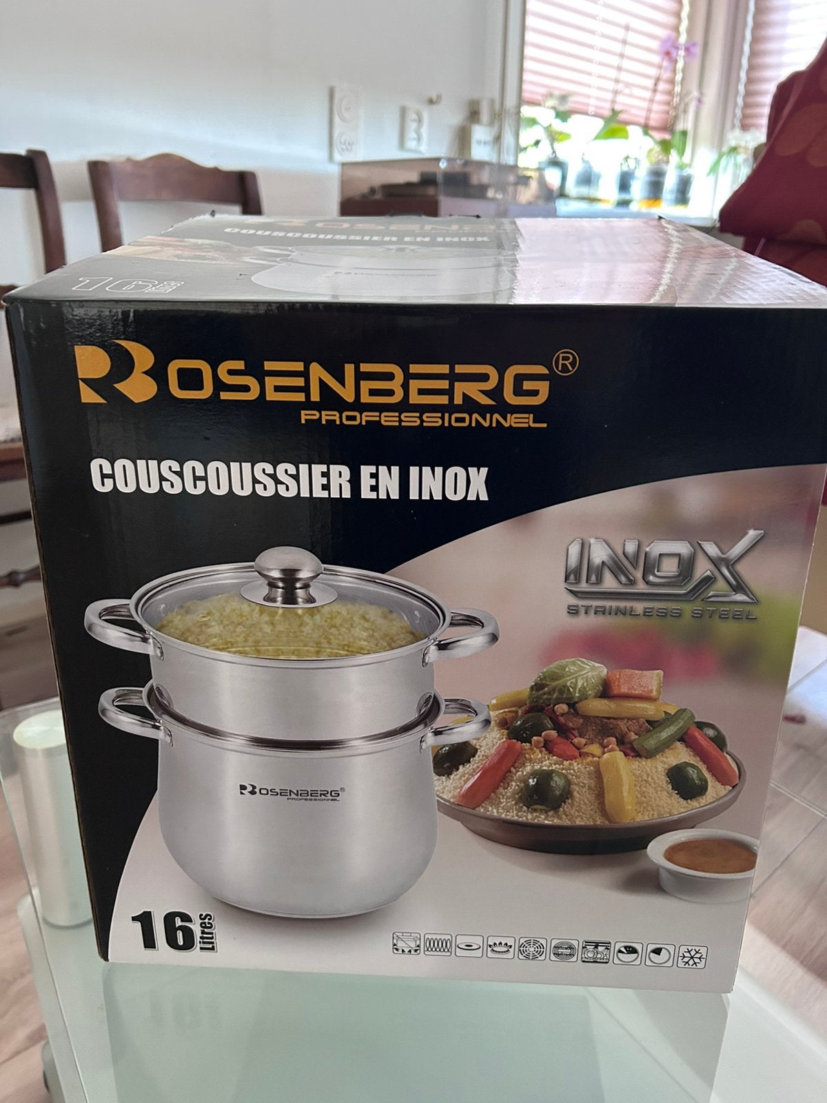 Couscoussier pan NIEUW in de doos, Ophalen, Nieuw