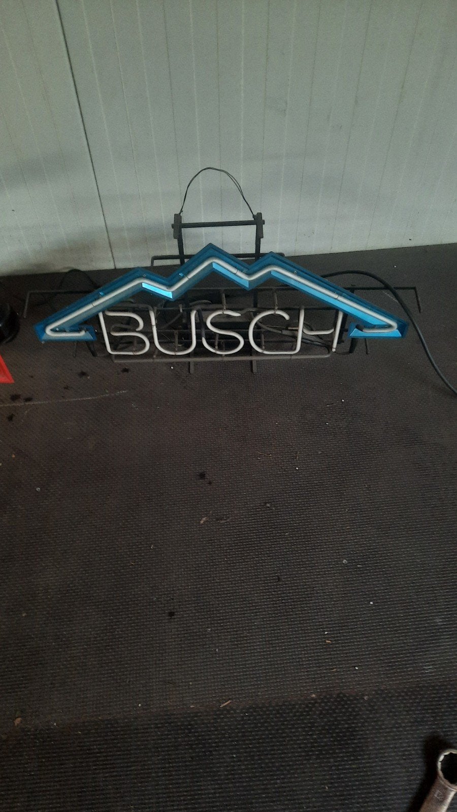 Busch Neon Reclamebord - Vintage Stijl, Ophalen of Verzenden