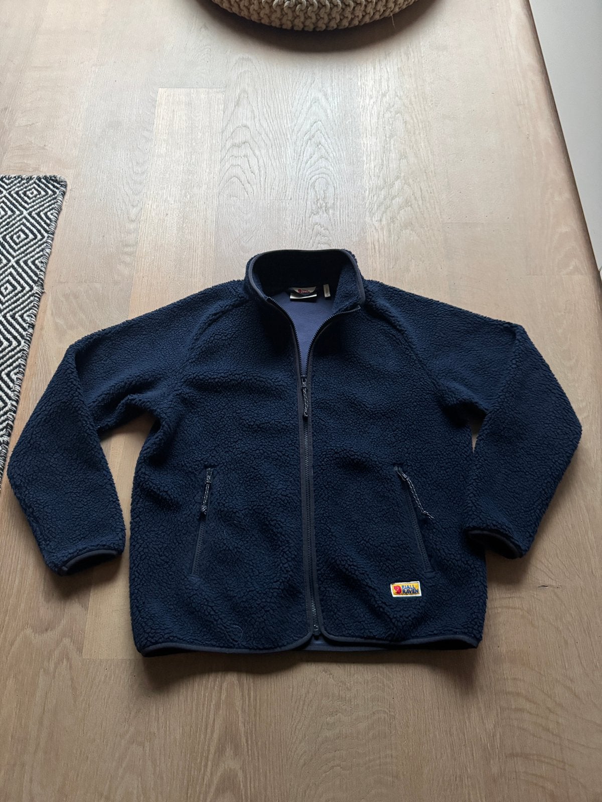 Prachtige Fjallraven vardag pile fleece w maat m blauw, Ophalen of Verzenden, Zo goed als nieuw, Blauw