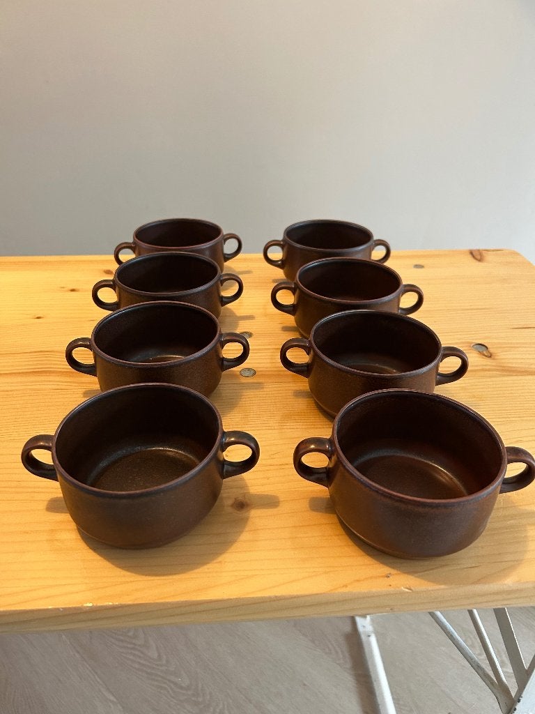 8 vintage Arzberg soepkommen Jaren 70 West-Germany, Antiek en Kunst, Ophalen of Verzenden
