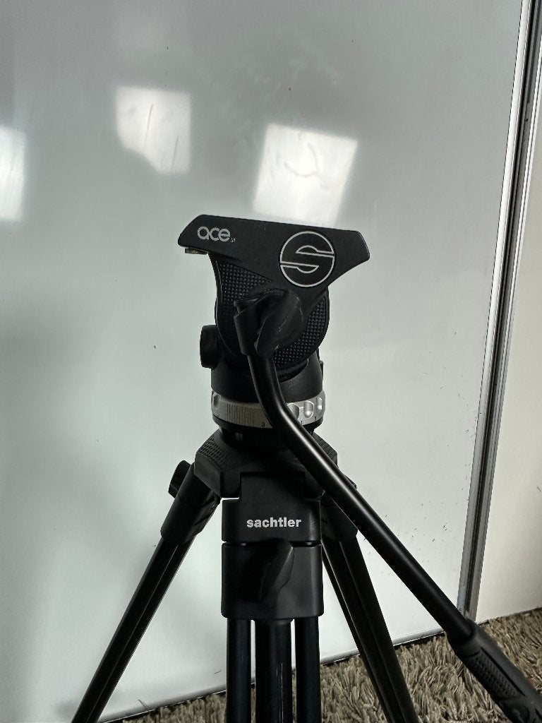 Sachtler System Ace M GS 1002 videostatief met tas, Sachtler, 150 tot 175 cm, Sachtler, Gebruikt
