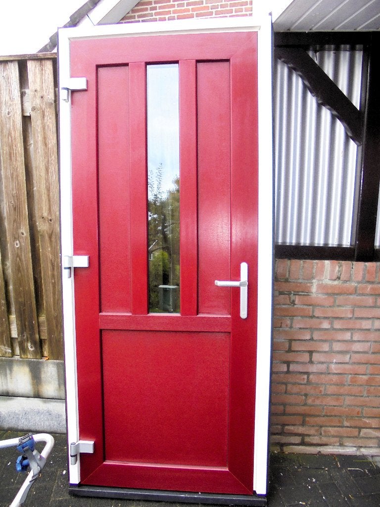 Buiten deur Koopje., Ophalen, 80 tot 100 cm, 215 cm of meer, Glas