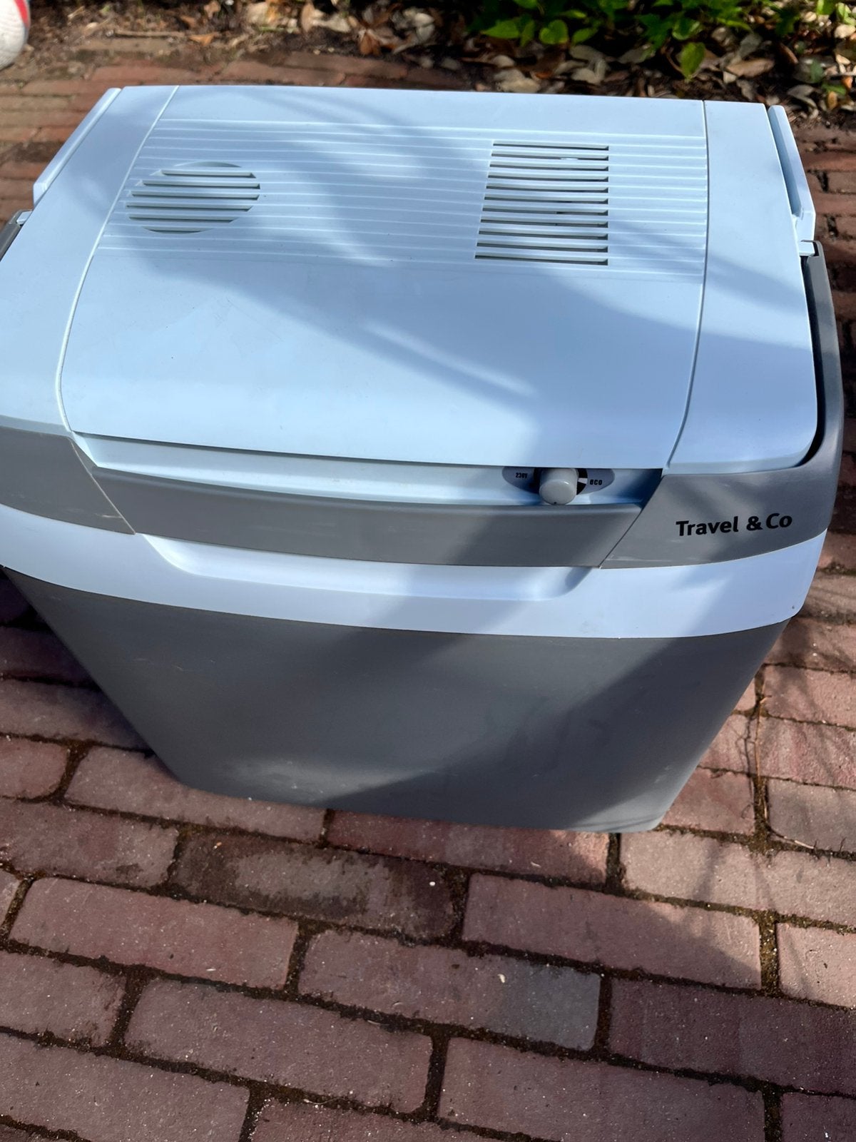 Travel & co koelbox electrisch inhoud 24 liter grijs, Ophalen, Gebruikt, Koelbox, Elektrisch