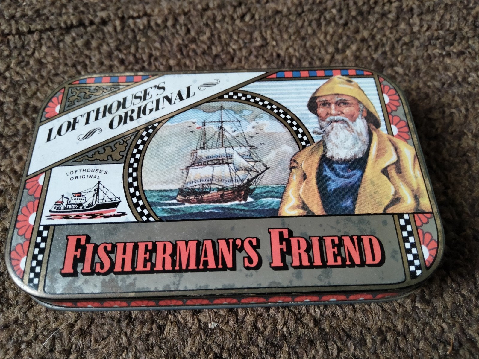 Vintage Fisherman's Friend blikje - Lofthouse's Original, Ophalen of Verzenden, Gebruikt, Overige, Overige merken