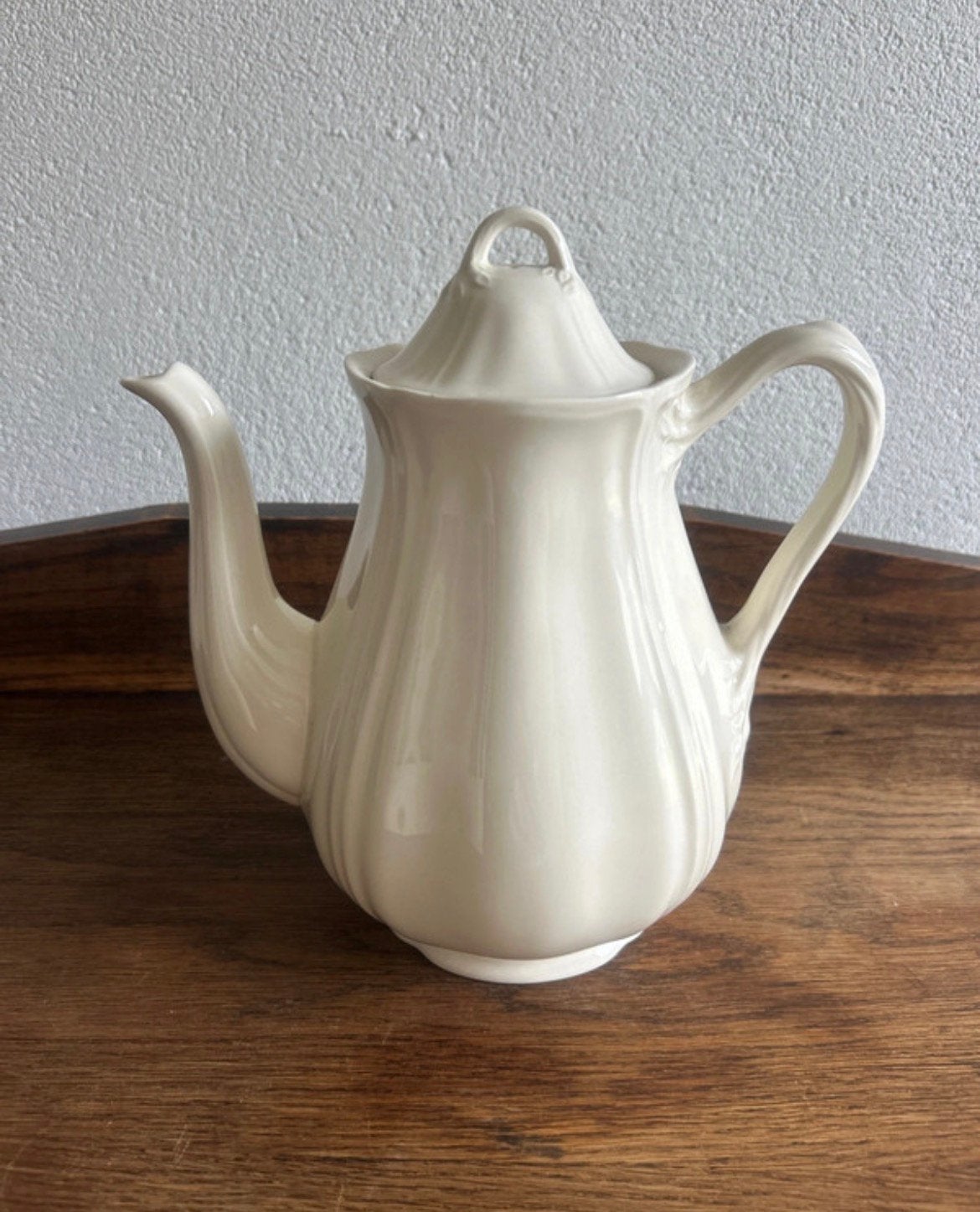 Wedgwood Queens Shape koffiekan/koffiepot, Ophalen of Verzenden, Zo goed als nieuw, Porselein, Overige typen