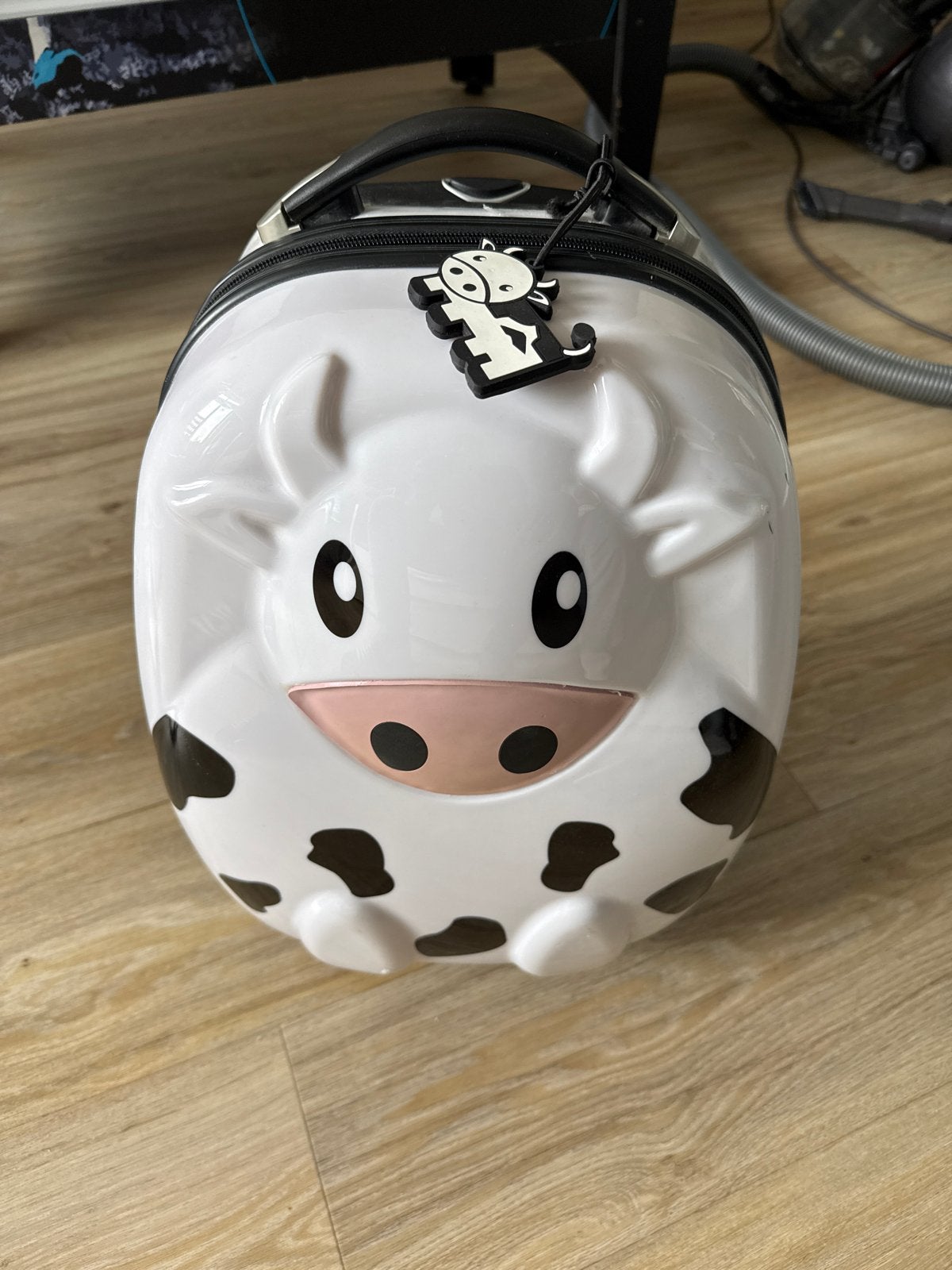 Leuke koffer in koeienprint voor kinderen, Ophalen, Gebruikt