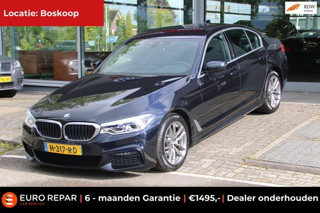BMW 5-serie 520d High Executive Edition M-PAKKET DEALER OND, Automaat, Achterwielaandrijving, Euro 6, 2000 kg