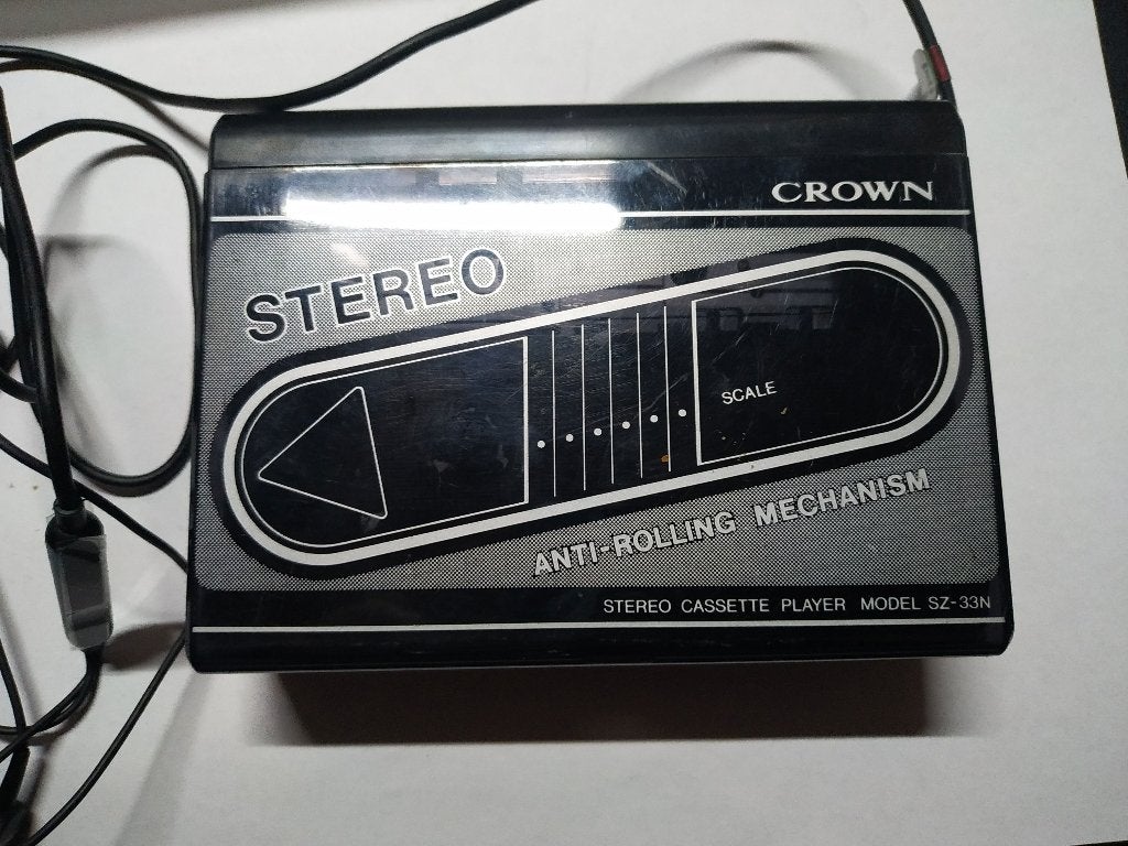 CROWN SZ-33N stereocassettespeler, Ophalen of Verzenden, Walkman