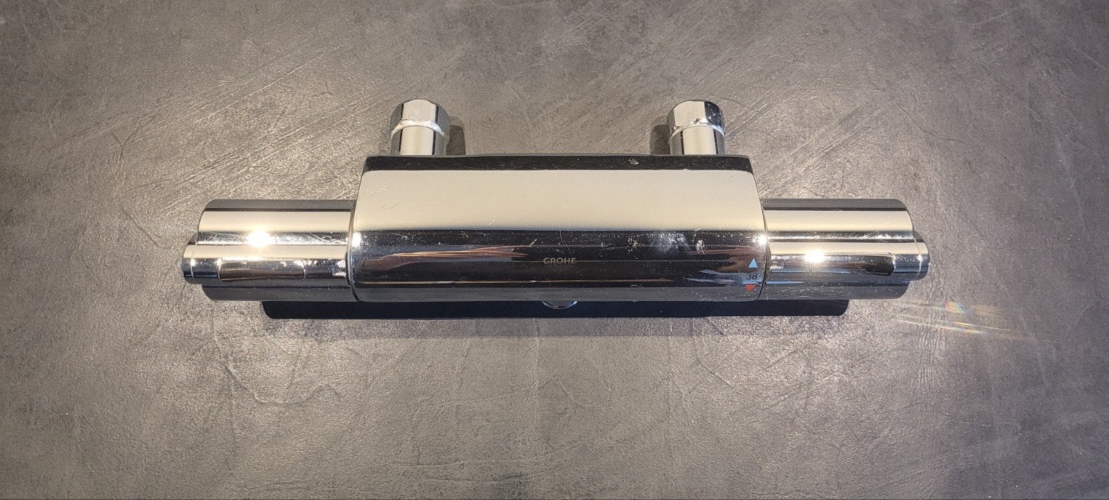 Grohe Douchekraan Thermostatisch, Doe-het-zelf en Verbouw, Ophalen, Gebruikt, Chroom, Douche