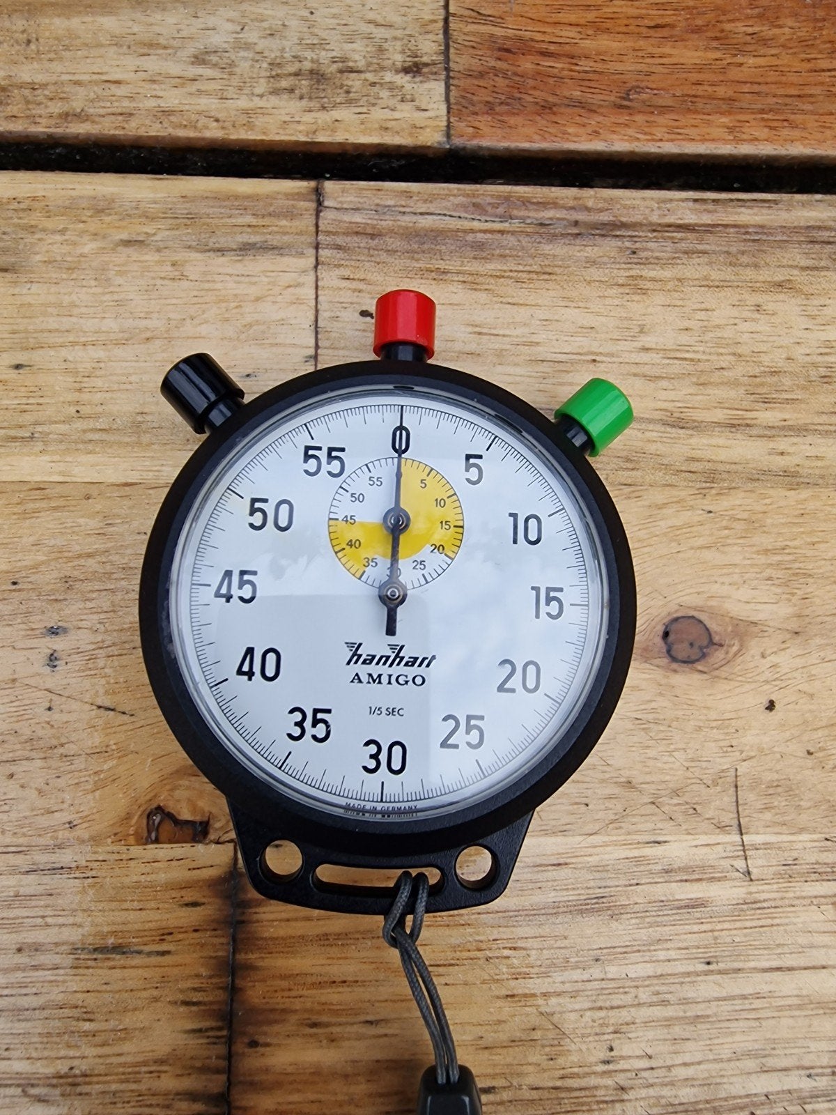 Hanhart Amigo stopwatch 1/5 sec, Ophalen of Verzenden