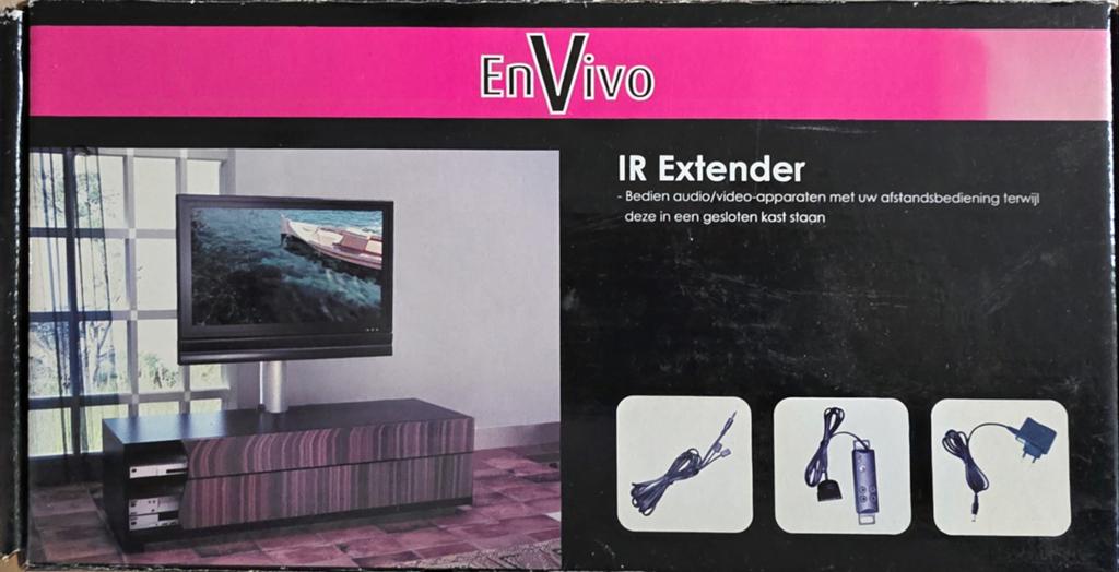 EnVivo IR Extender - Bedien apparaten in gesloten kast, Ophalen of Verzenden, Nieuw, Universeel, Game console