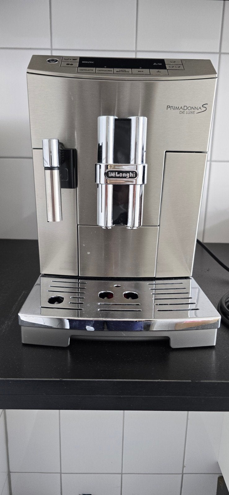 De'Longhi PrimaDonna S De Luxe, Witgoed en Apparatuur, Koffiezetapparaten, Espresso apparaat, 10 kopjes of meer, Zo goed als nieuw