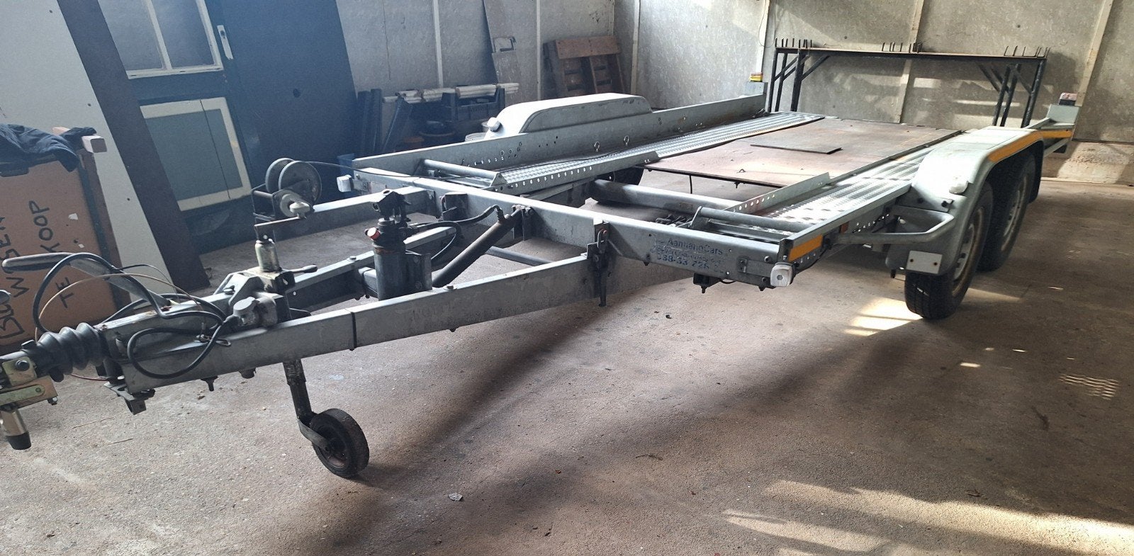 autotransporter / autoambulance kantelbaar, Auto diversen, Aanhangers en Bagagewagens, Ophalen, Gebruikt